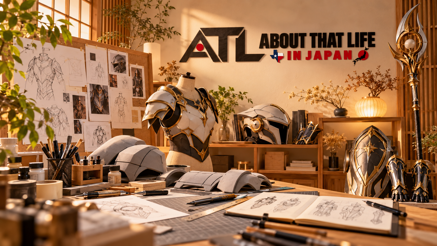 Cosplay and prop production workspace